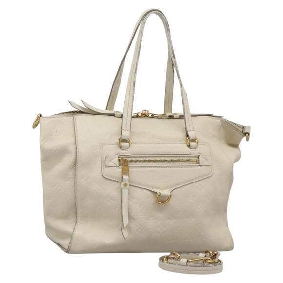 LOUIS VUITTON Monogram Empreinte Lumineuse PM Bag White M93411 - Picture 1 of 16